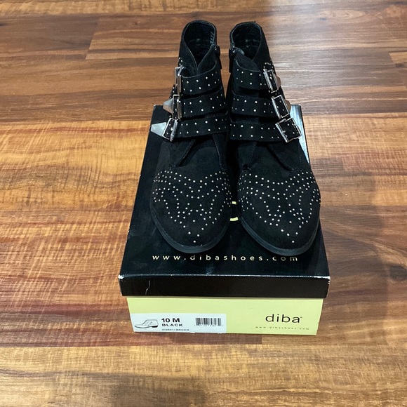 Diba Brodie Boot - Black and Silver Accents - Picture 1 of 10